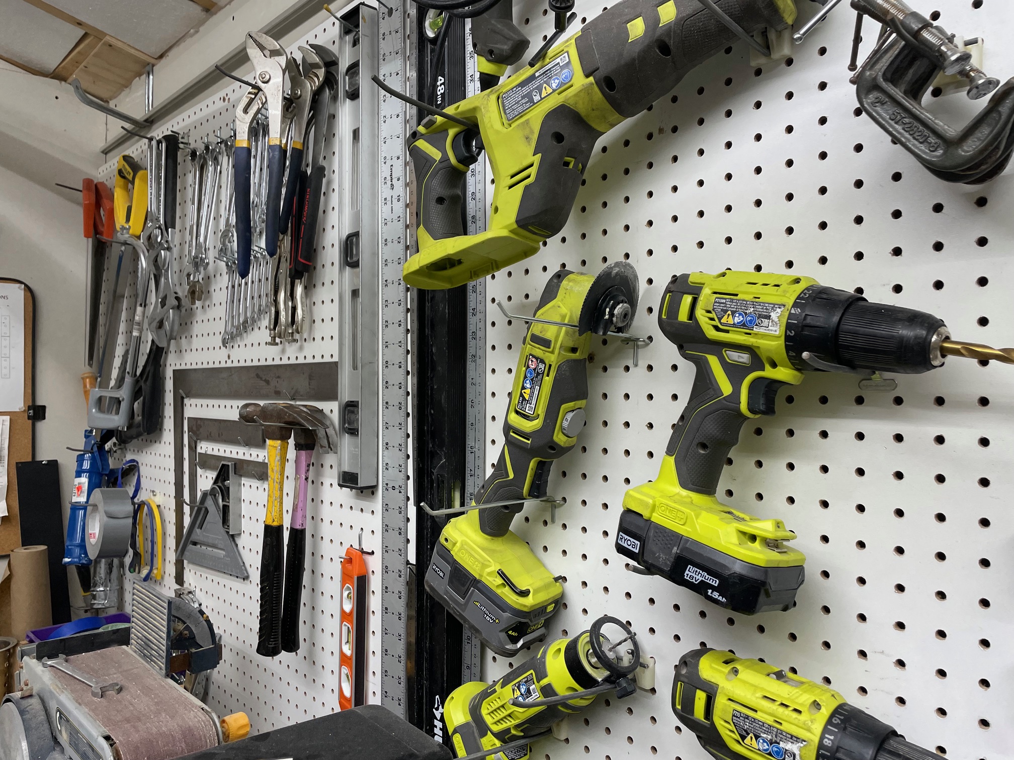 wall of tools